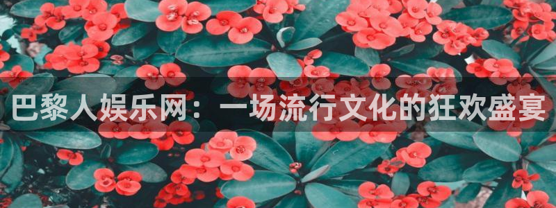 one游戏网站：巴黎人娱乐网：一场流行文化的狂欢盛宴