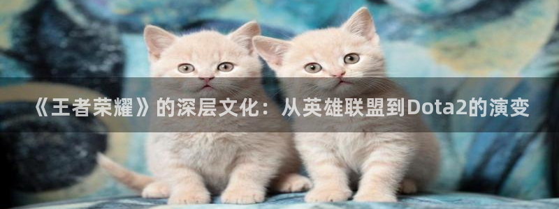 one游戏体育平台：《王者荣耀》的深层文化：从英雄联盟到Dota2的演变